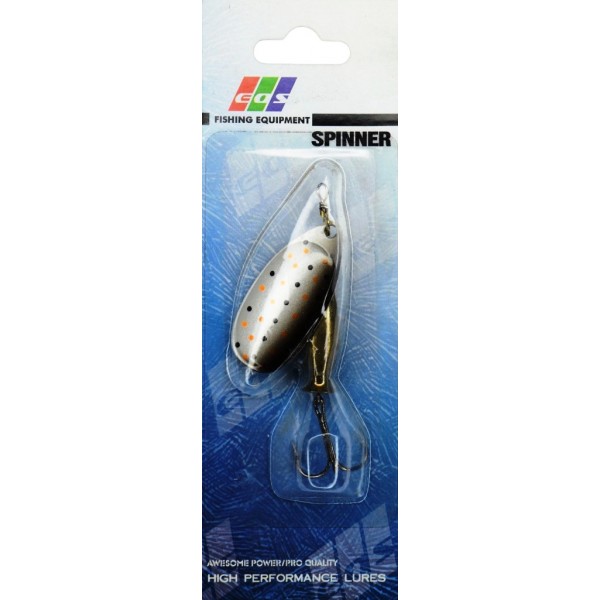 Рыбацкая блесна, вращающаяся, EOS S0036В, вес 8,5г, цвет GS451198